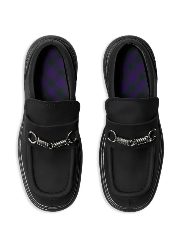 Burberry hotsell suede loafers