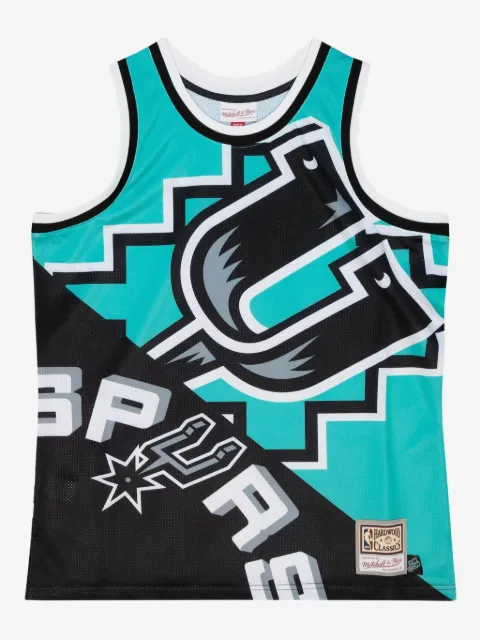 Mitchell & Ness camiseta San Antonio Spurs Big Face 5.0 en colaboración con NBA 