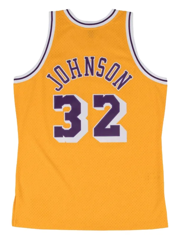 チャンピオン LA Lakers 32 マジックジョンソン タンクトップ メンズ