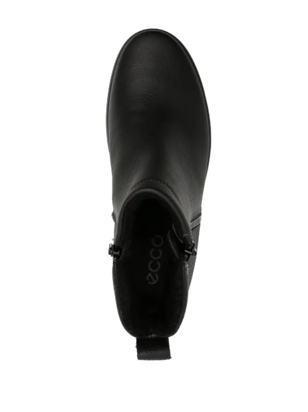 ECCO Soft 7 Tred Leather Boots | Black | FARFETCH
