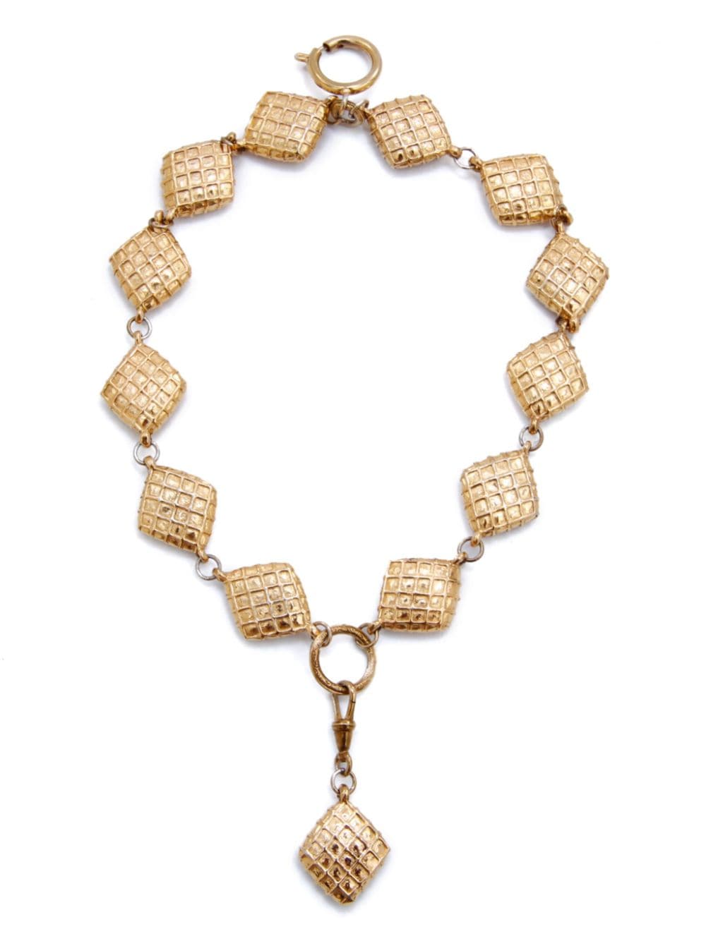 Pre-owned Chanel Choco Bar Gold-plated Bracelet