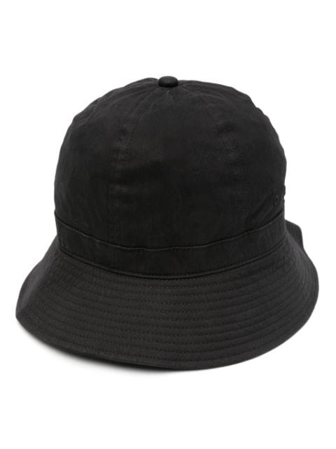 Oxford cotton blend bucket hat 