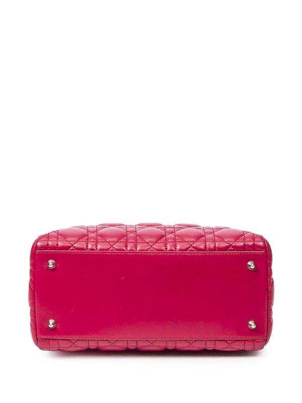 Christian Dior pre-owned Mini Lady Dior Cannage 2way Bag - Farfetch