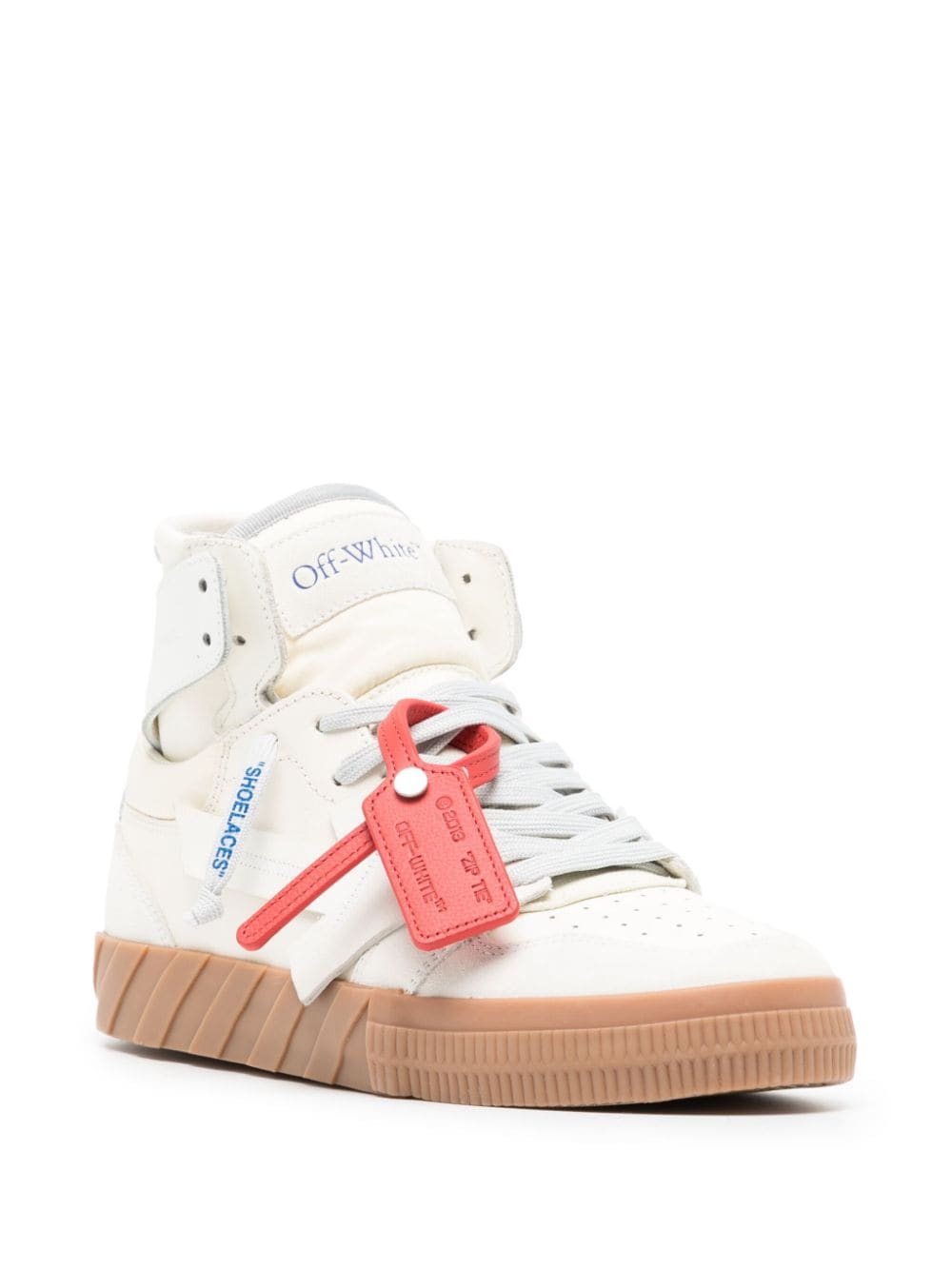 Shop Off-white Floating Arrow High-top Sneakers In Neutrals