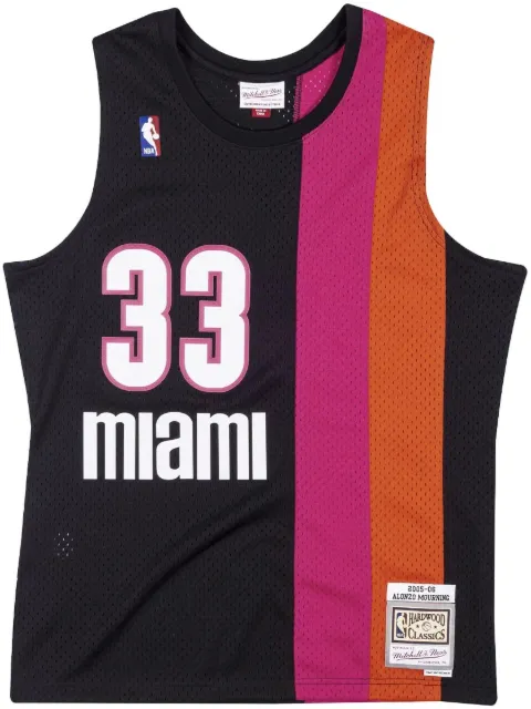Mitchell & Ness top NBA Heat 05 Alonzo Mourning Swingman