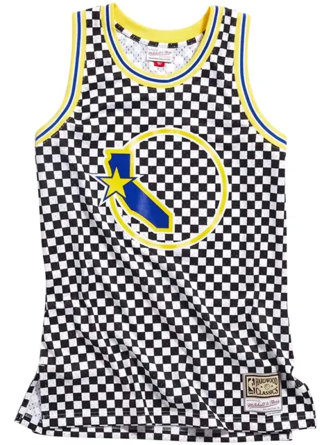 Mitchell & Ness "NBA Golden State Warriors" Checked Swingman jersey