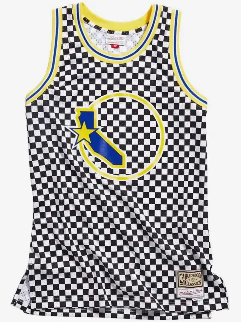 Mitchell & Ness "NBA Golden State Warriors" Checked Swingman jersey