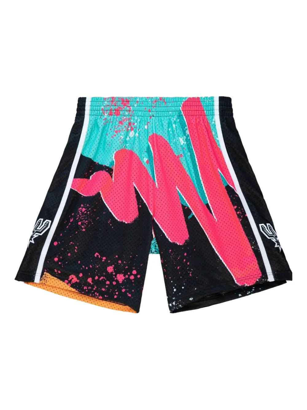 Mitchell & Ness shorts San Antonio Spurs 1998 Hyper Hoops en colaboración con NBA | negro | Image 1
