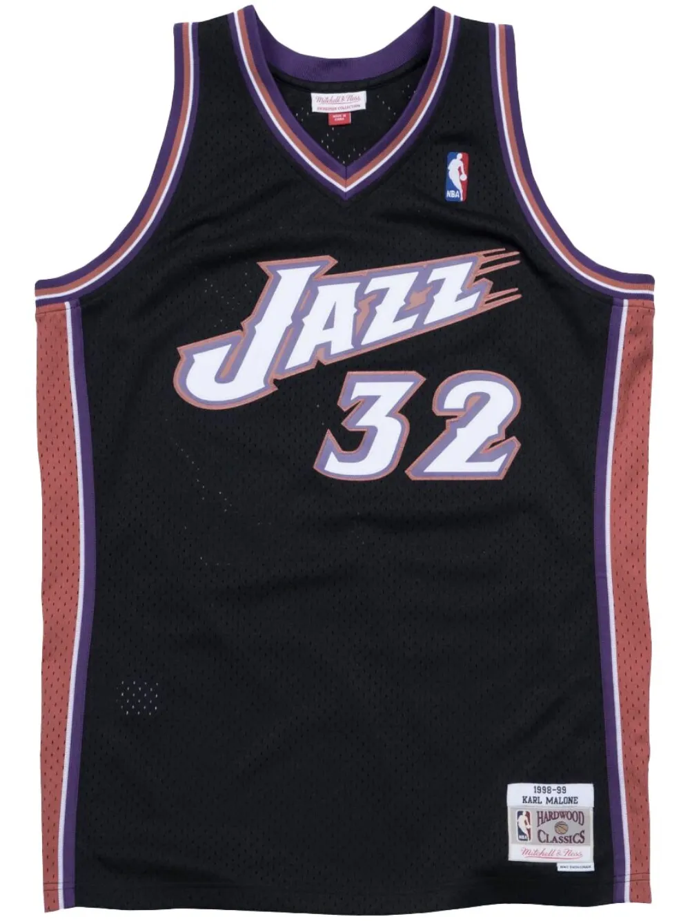 Mitchell & Ness "NBA Jazz 96-97 Karl Malone" Swingman トップ - ブラック Mitchell & Ness "NBA Jazz 96-97 Karl Malone" Swingman トップ - ブラック