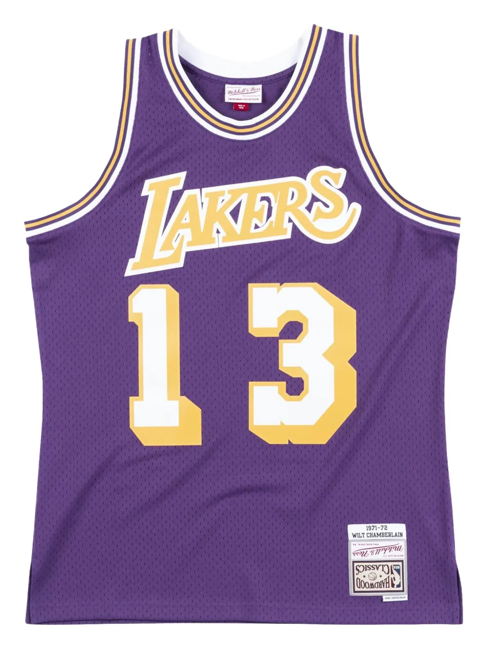 Mitchell & Ness x NBA LA Lakers 71-72 Wilt Chamberlain Swingman Tanktop | Violett | Image 1