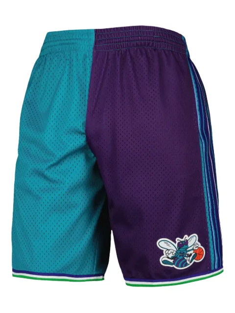 Mitchell & Ness x NBA Charlotte Hornets 1999 Split Swingman shorts