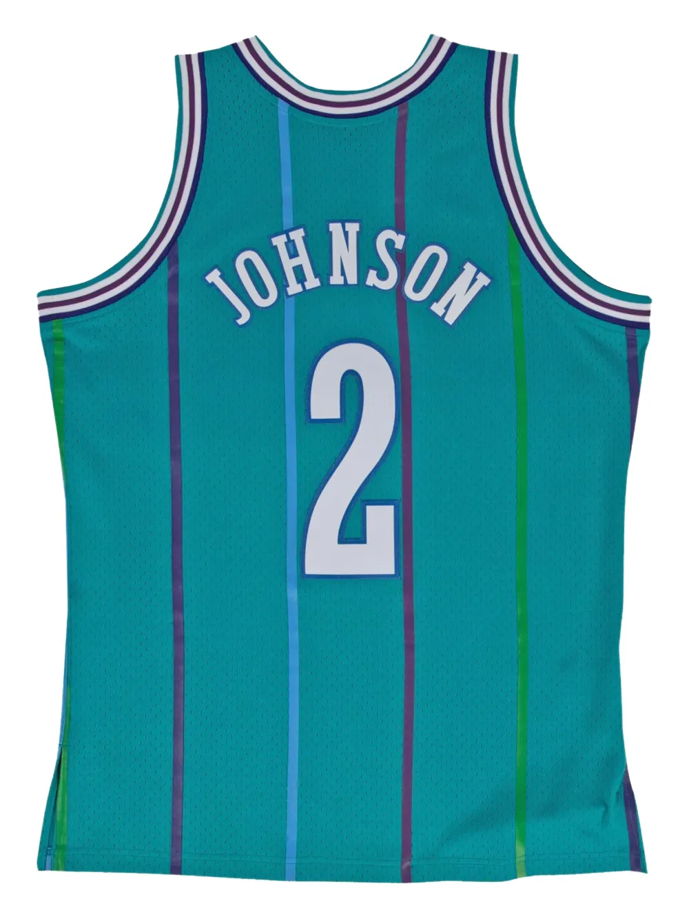 Mitchell & Ness x NBA Charlotte Hornets 92 Larry Johnson Swingman Road tanktop - Groen
