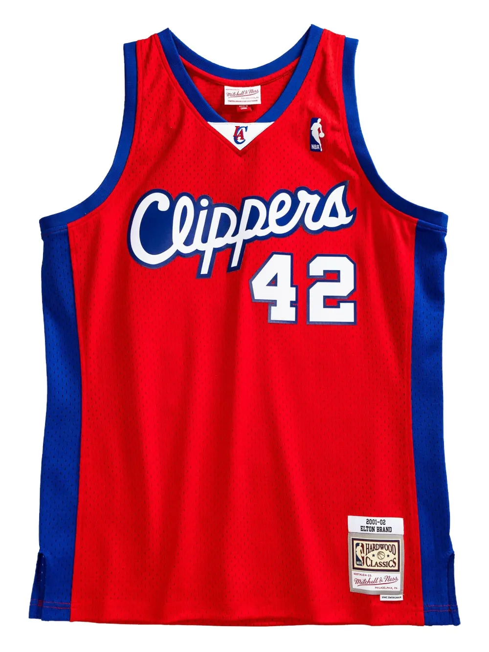 Mitchell & Ness Elton Brand NBA Los Angeles Clippers 2001 Swingman tank top | Red | Image 1