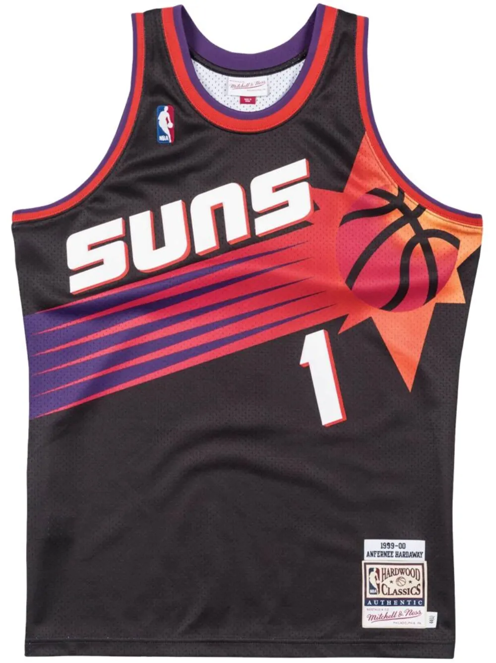Mitchell & Ness "NBA 1999 Phoenix Suns Penny Hardaway" authentic jersey | Black | Image 1
