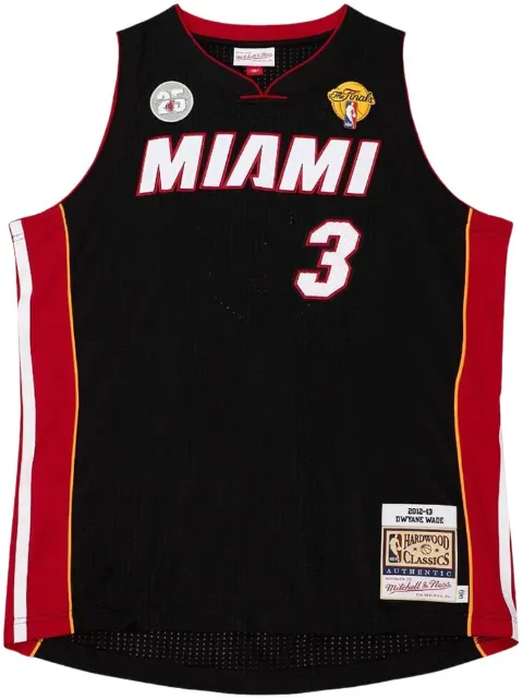 Mitchell & Ness "NBA Miami Heat 2012 Dwyane Wade" road finals jersey