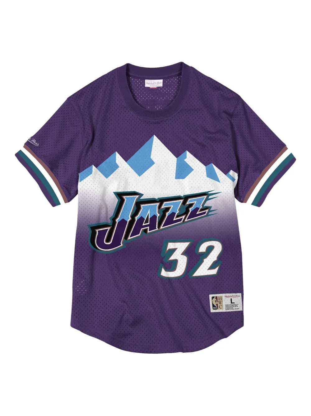 Mitchell & Ness "NBA Utah Jazz 96 Karl Malone" N&N mesh top | Purple | Image 1
