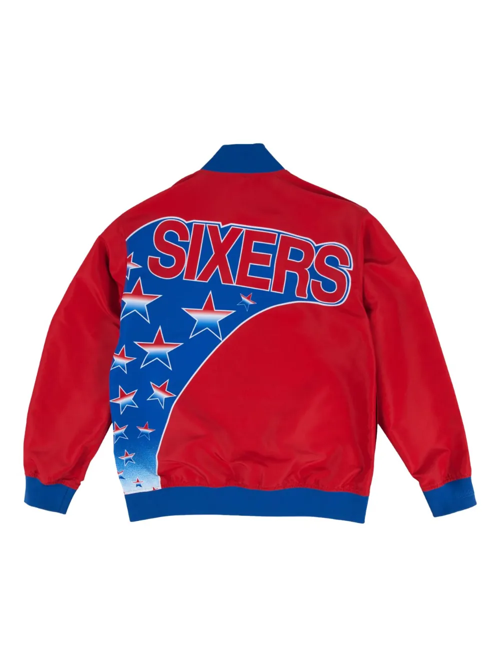 Mitchell & Ness "nba Philadelphia 76ers 93-94" Jacket In Red