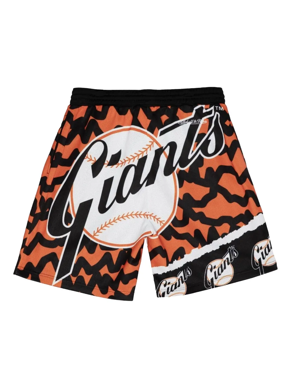 Mitchell & Ness "NBA San Francisco Giants" Jumbotron 2.0 Sublimated shorts | Track & Running Shorts | Image 2