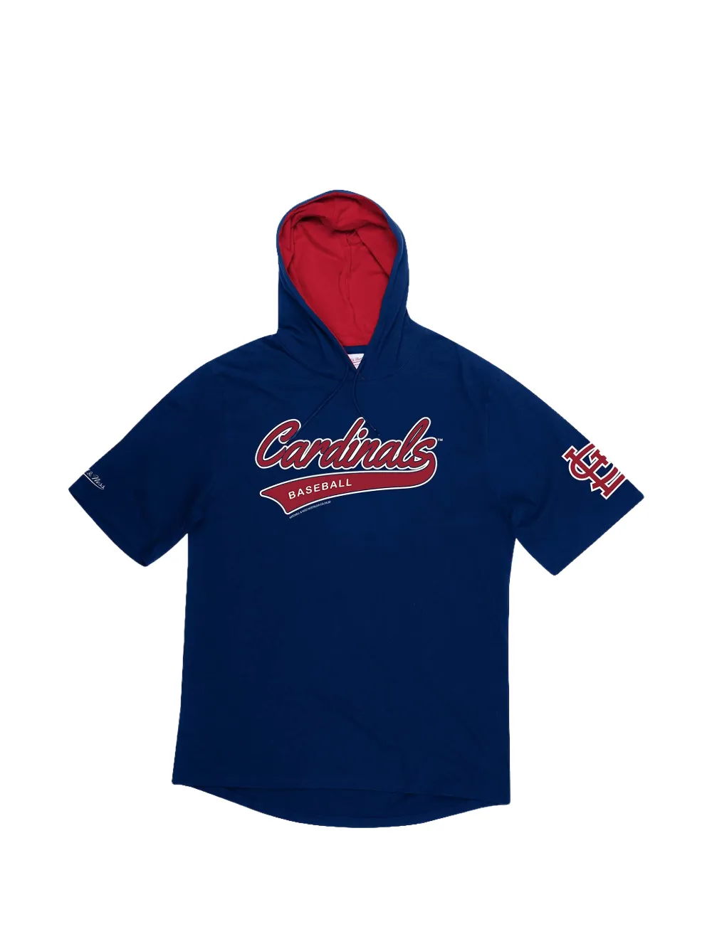Mitchell & Ness MLB St. Louis Cardinals short-sleeve hoodie - Blu