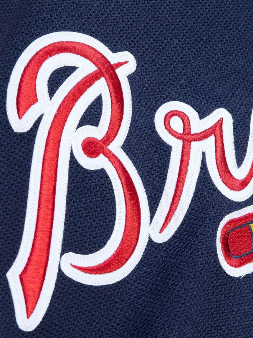 Mitchell & Ness "MLB Atlanta Braves 2003 Greg Maddux" slagtraining jersey Blauw