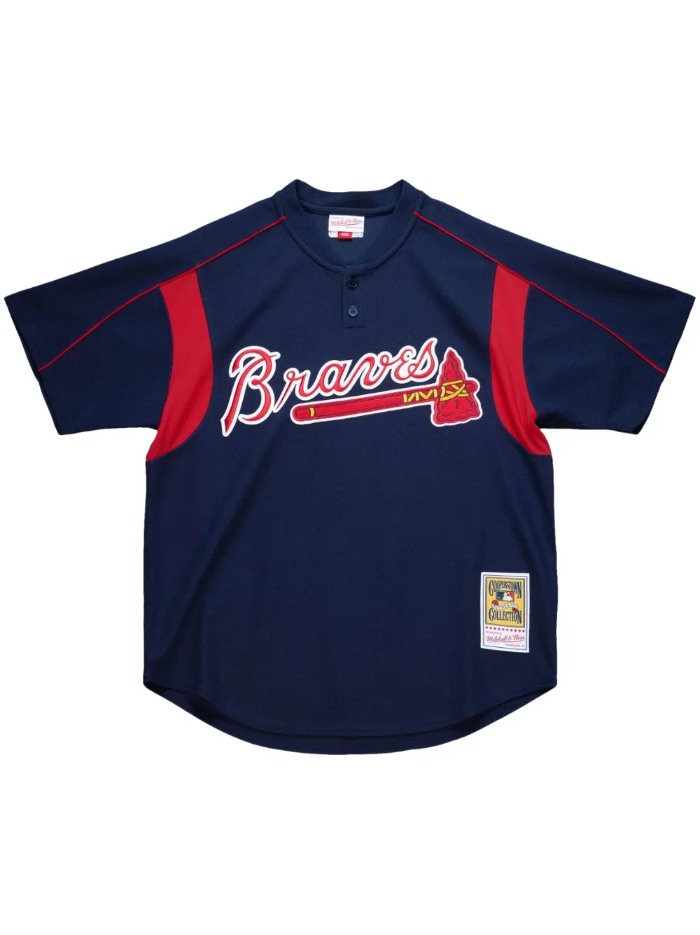 Mitchell & Ness MLB Atlanta Braves 2003 Greg Maddux トップ - ブルー Mitchell & Ness MLB Atlanta Braves 2003 Greg Maddux トップ - ブルー