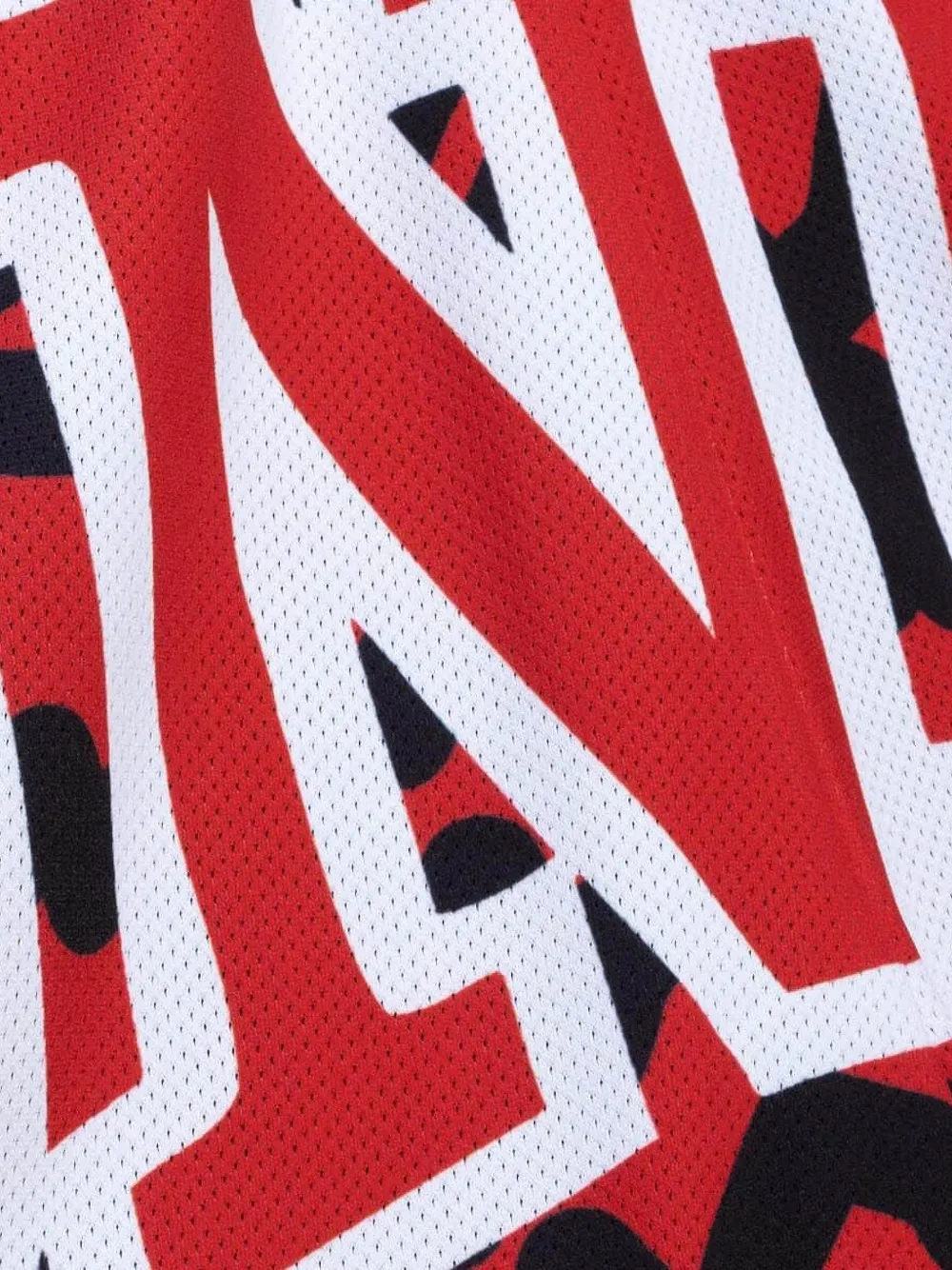 Mitchell & Ness Jumbotron 2.0 Sublimated shorts Wit