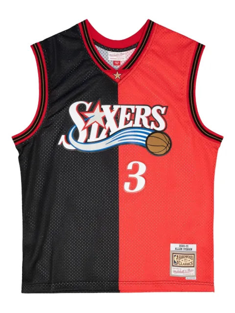 Mitchell & Ness x NBA Philadelphia 76ers 2000 Allen Iverson Split Swingman tank top