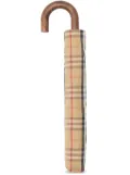 Burberry Vintage Check-print folding umbrella - Neutrals