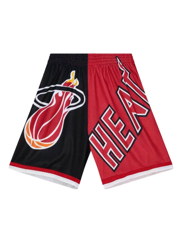Mitchell Ness x NBA Miami Heat Big Face Shorts Black