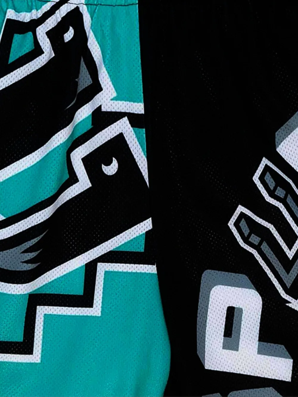 Mitchell & Ness San Antonio Spurs Big Face 5.0 shorts | Track & Running Shorts | Image 2
