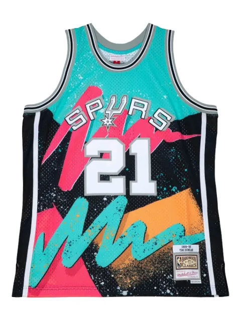 Mitchell & Ness Tim Duncan NBA San Antonio Spurs 1998 Hyper Hoops Swingman tank top