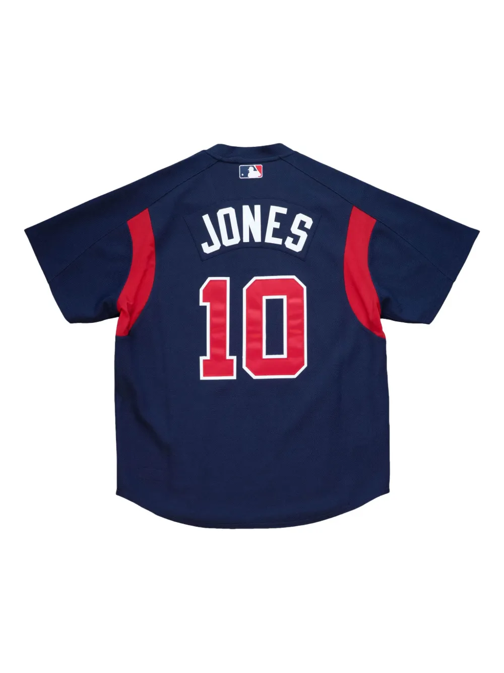 Mitchell & Ness "MLB Atlanta Braves 2003 Chipper Jones" honkbalshirt Blauw