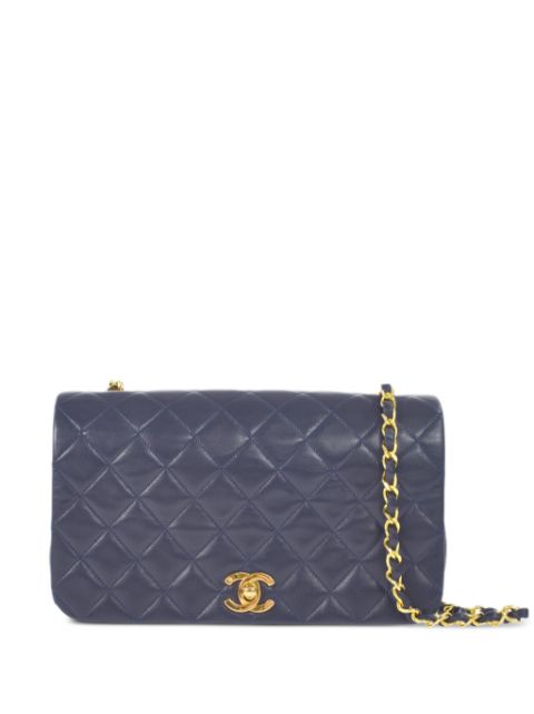 Affordable HOT SALE CHANEL 1990 Full Flap shoulder bag Women