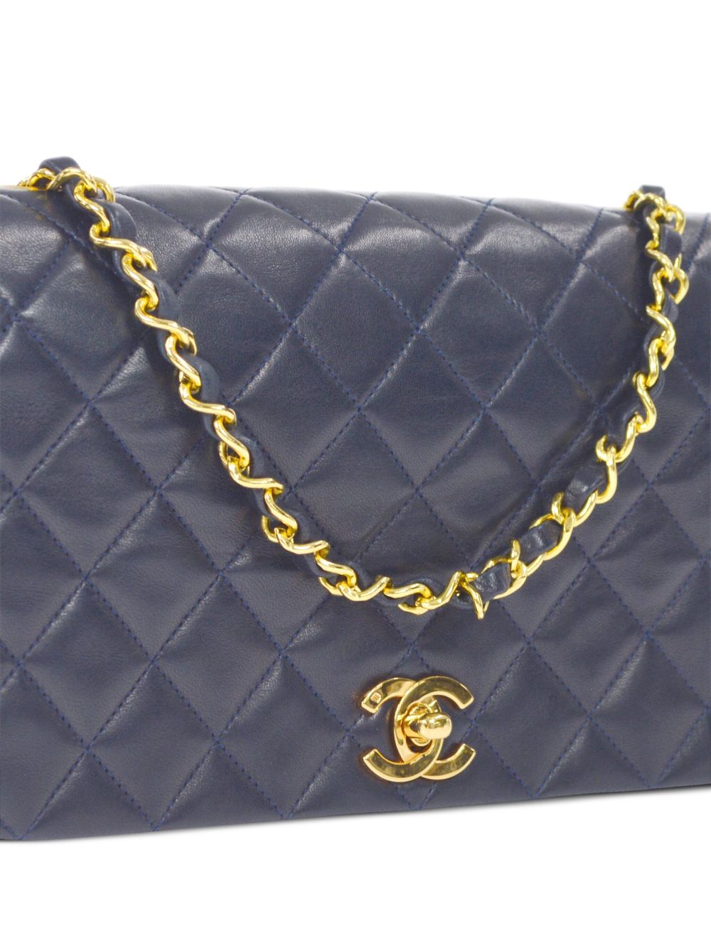 Affordable HOT SALE CHANEL 1990 Full Flap shoulder bag Women