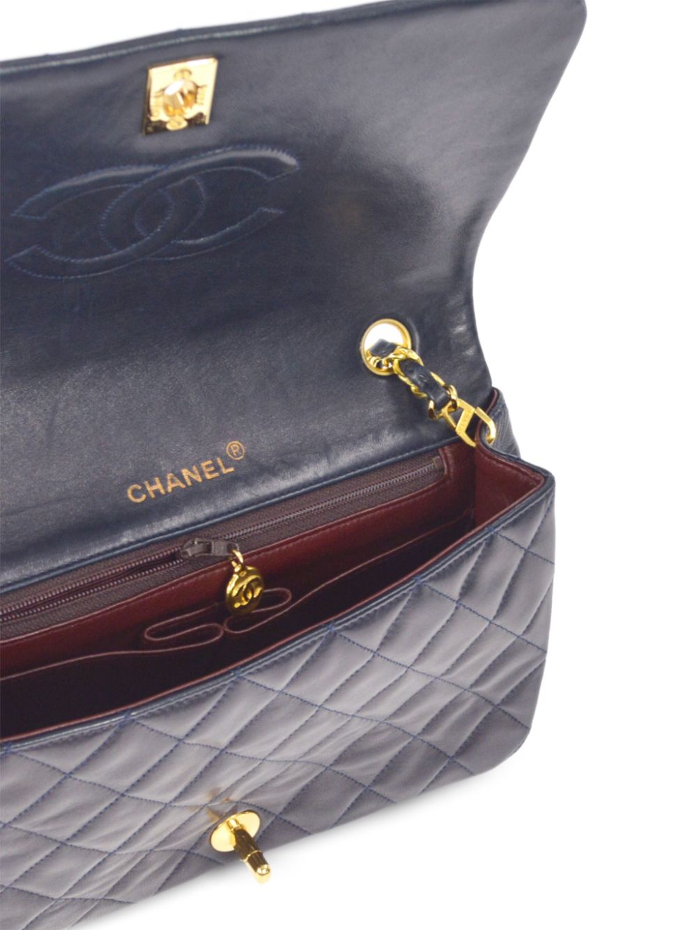 Affordable HOT SALE CHANEL 1990 Full Flap shoulder bag Women