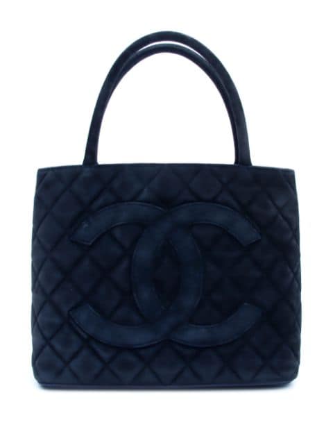 CHANEL Pre-Owned 1993-1999 CC diamond-quilted tote bag