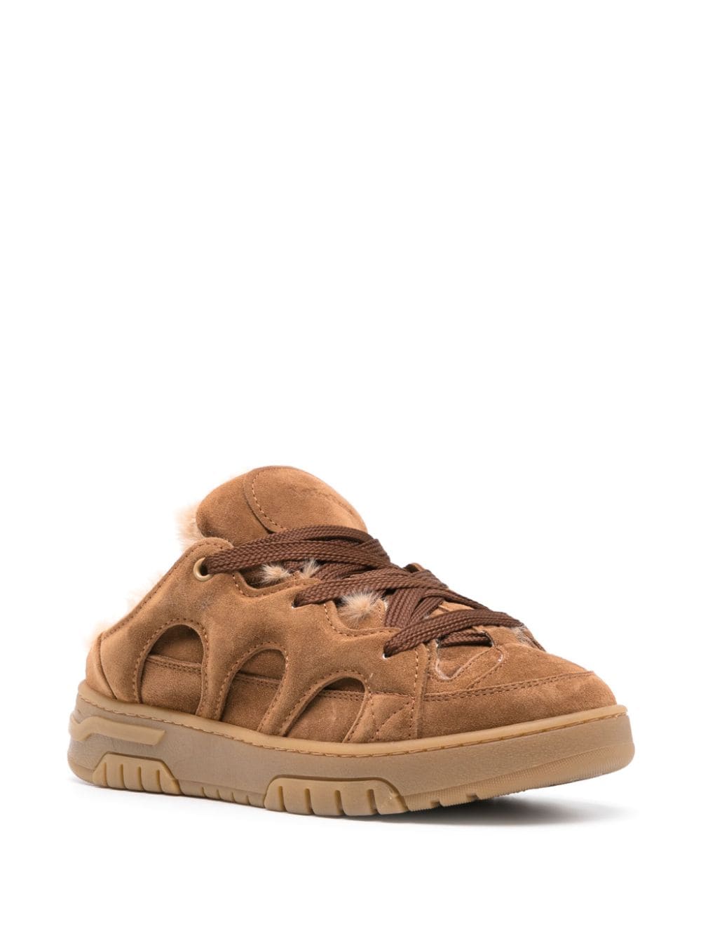 Shop Santha Model 1 Suede Slippers In Brown