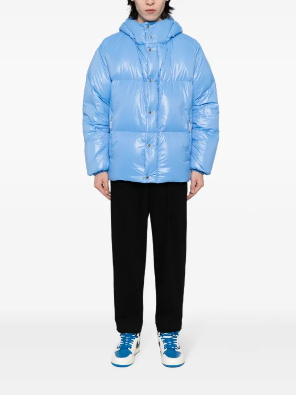 Khrisjoy Khrisman フーデッド パデッドジャケット | ブルー | FARFETCH JP