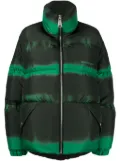 Khrisjoy faded-effect puffer jacket - Green