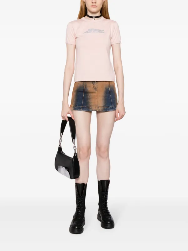 AMBUSH フロックロゴ Tシャツ | ピンク | FARFETCH JP