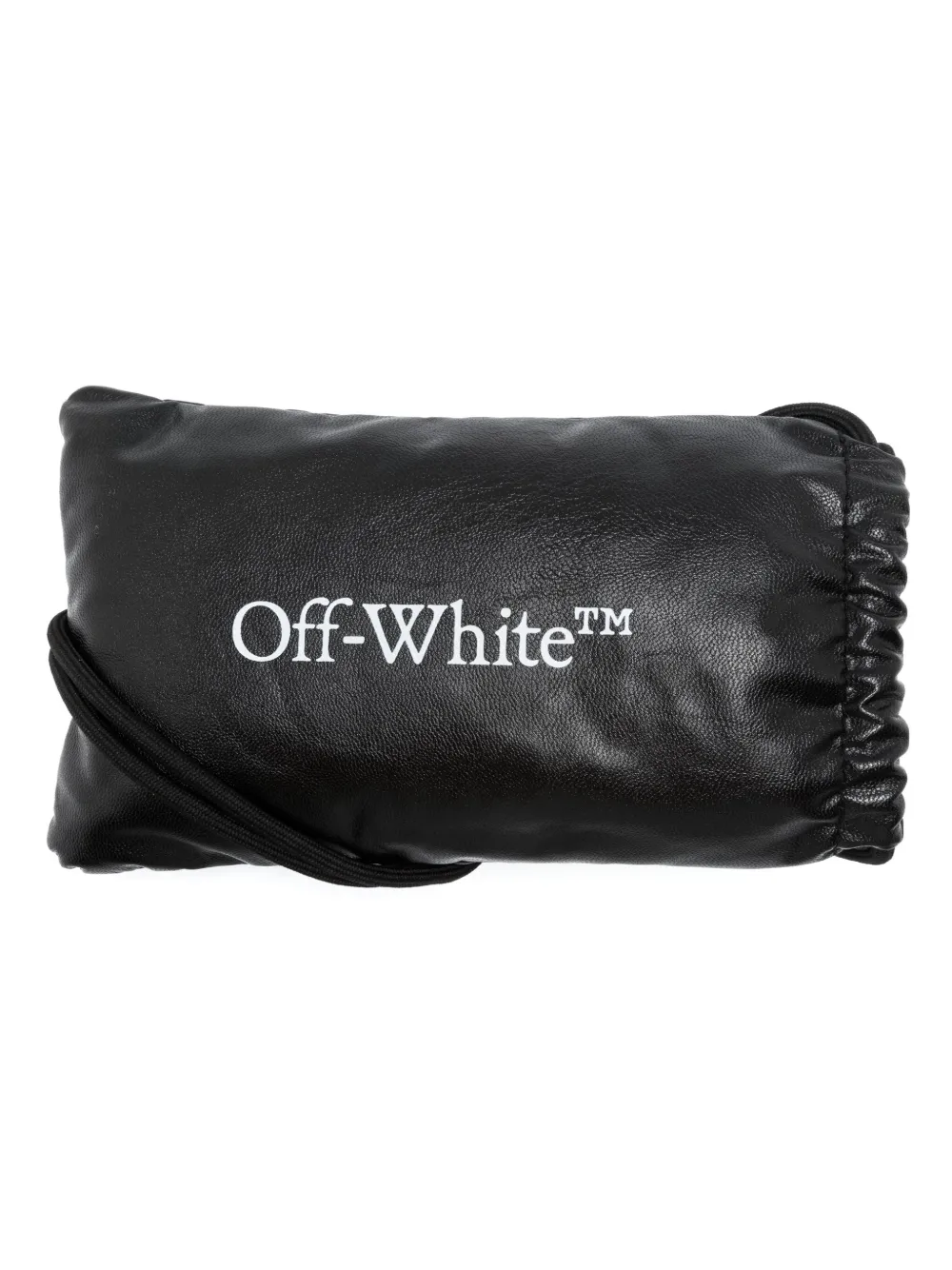 Off-White Eyewear Zonnebril met schildpadschild-design met vierkant montuur Bruin