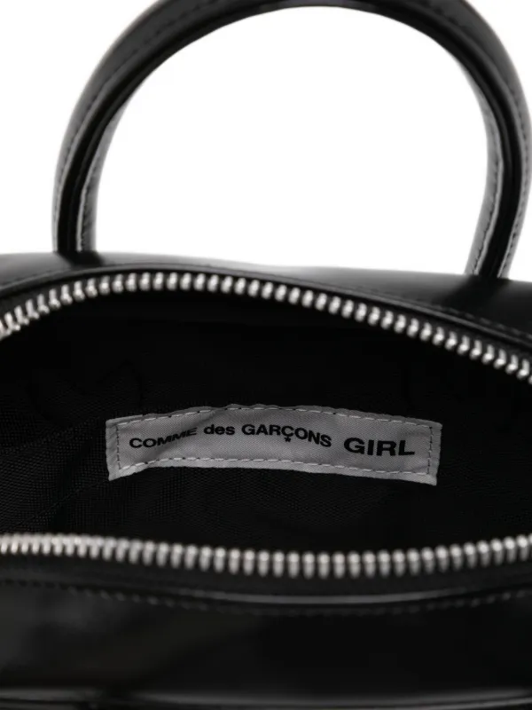 Comme Des Garçons Girl Ruffled Tote Bag | Black | FARFETCH