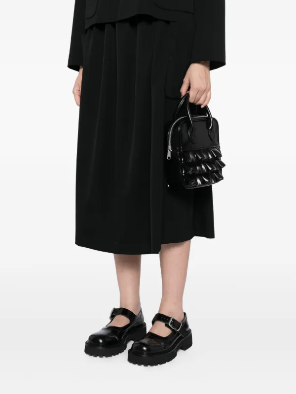 Comme Des Garçons Girl Ruffled Tote Bag | Black | FARFETCH