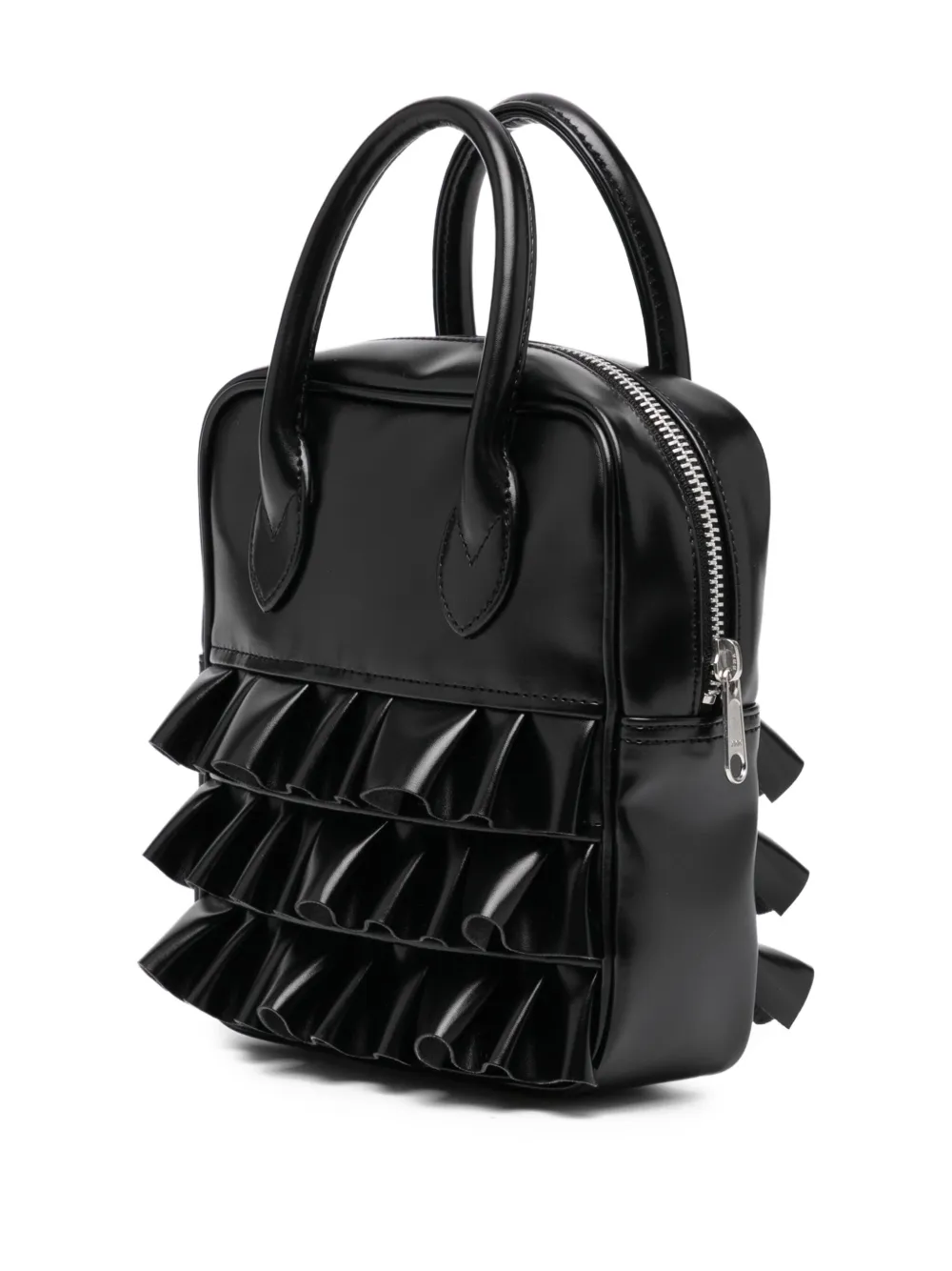 Comme Des Garçons Girl Shopper met ruches Zwart