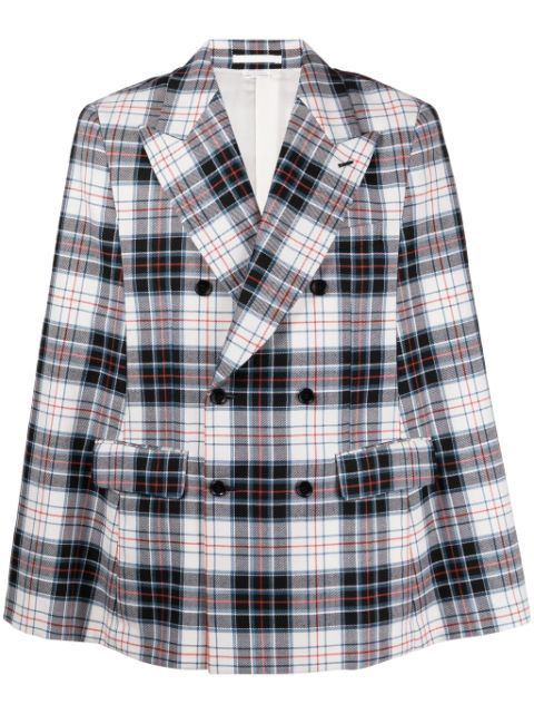 Comme des Garcons Homme Plus check-pattern wool blazer Men