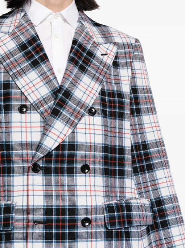 Comme Des Garçons Homme Plus チェック ジャケット | ブラック