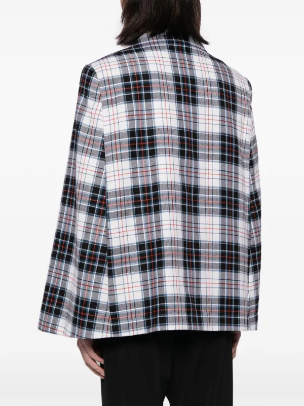 Comme Des Garçons Homme Plus チェック ジャケット | ブラック