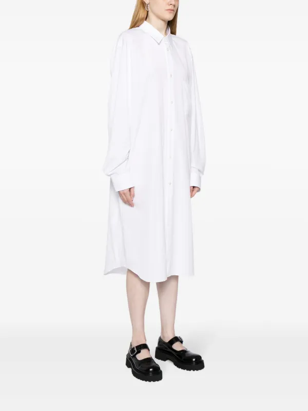 Comme Des Garçons シャツドレス | ホワイト | FARFETCH JP