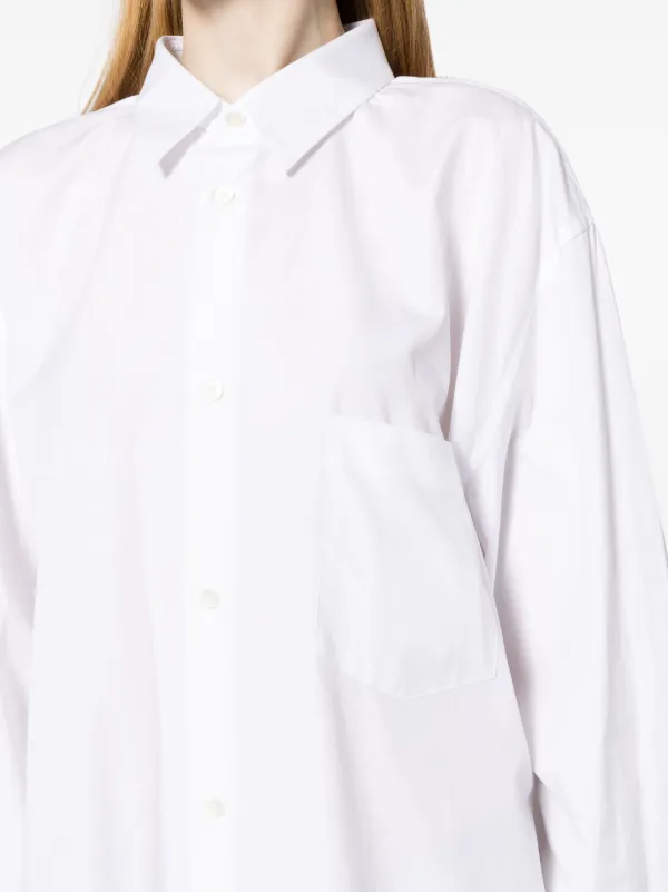 COMME des GARCONS ホワイトシャツドレス Comme Des Garçons シャツドレス | ホワイト | FARFETCH JP