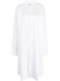 Comme Des Garçons poplin midi shirtdress - White